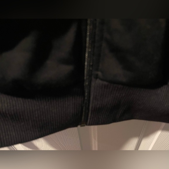 Adidas Men’s 2XL Firebird Rasta track jacket black three striped zip 2011 - Picture 3 of 10